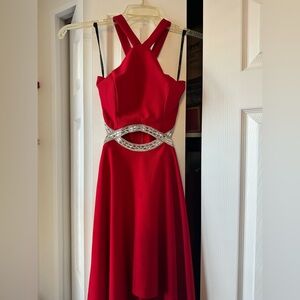 Elegant Red Evening Dress